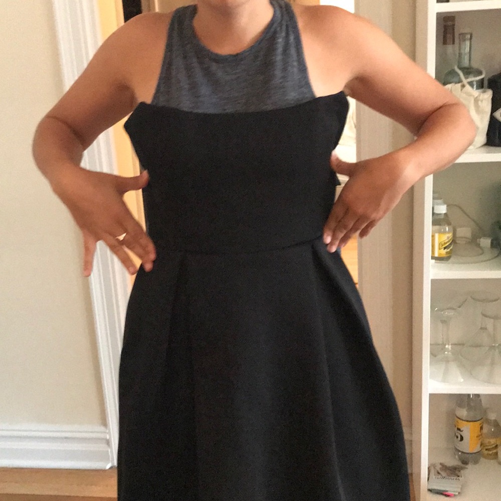 NICHOLAS black midi strapless mesh dress! - Picture 2 of 4